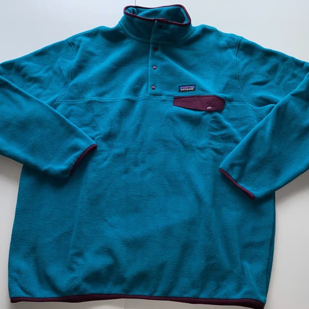 23FW 파타고니아 신칠라 스냅-T 터콰이즈/퍼플