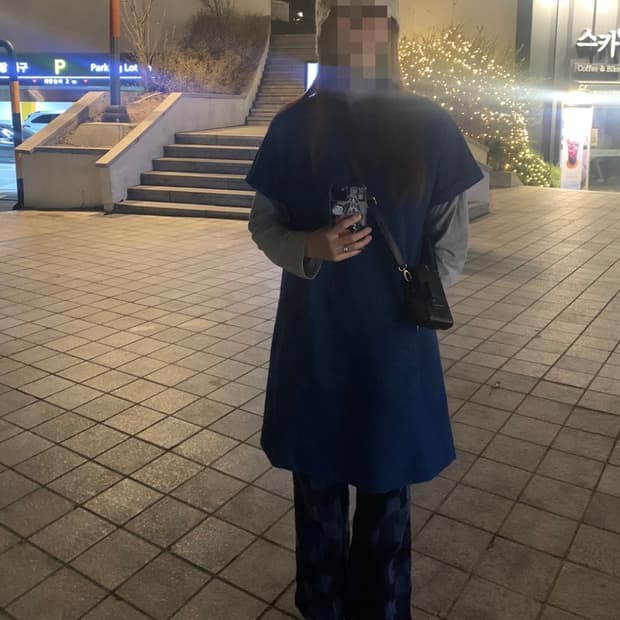 아페쎄 데님 미디 원피스 36