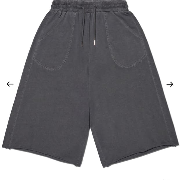 노메뉴얼 MOLTING BERMUDA SWEATPANTS 버뮤다 팬츠
