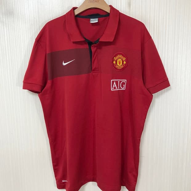 나이키 09-10 맨체스터유나이티드 폴로티셔츠 XL(110)
