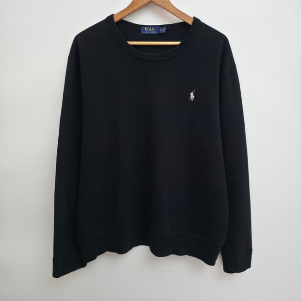 [XL] 폴로 랄프로렌 블랙 맨투맨