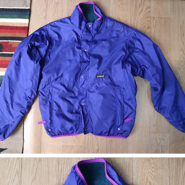 미국메이드 90S 파타고니아 리버시블  빈티지 후리스