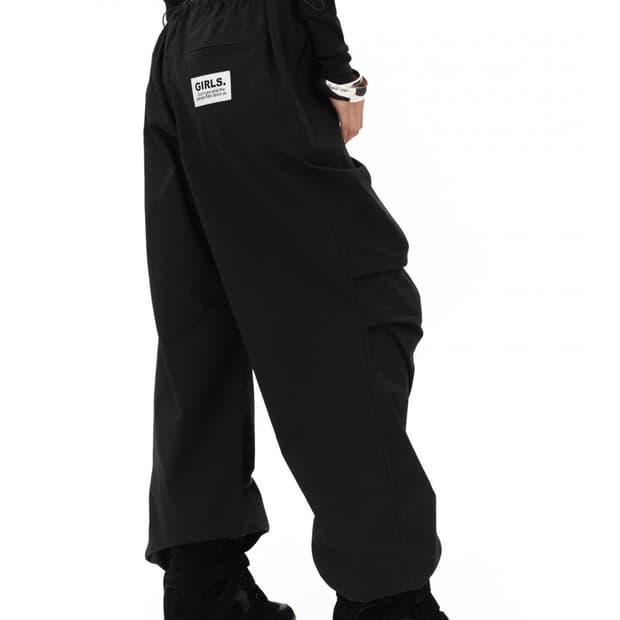 오브더홀하우스 / girls wide pants (black)