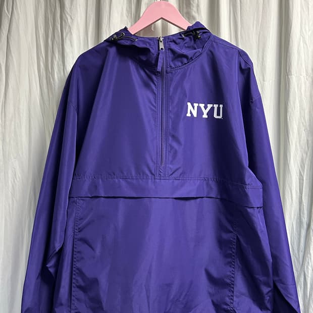 Champion NYU(뉴욕대) 공식 굿즈 챔피온 나일론 아노락 