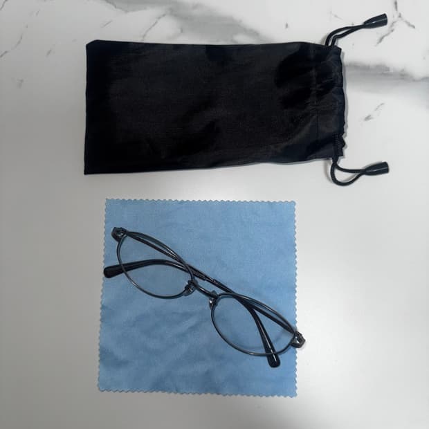 빈티지 실버 안경