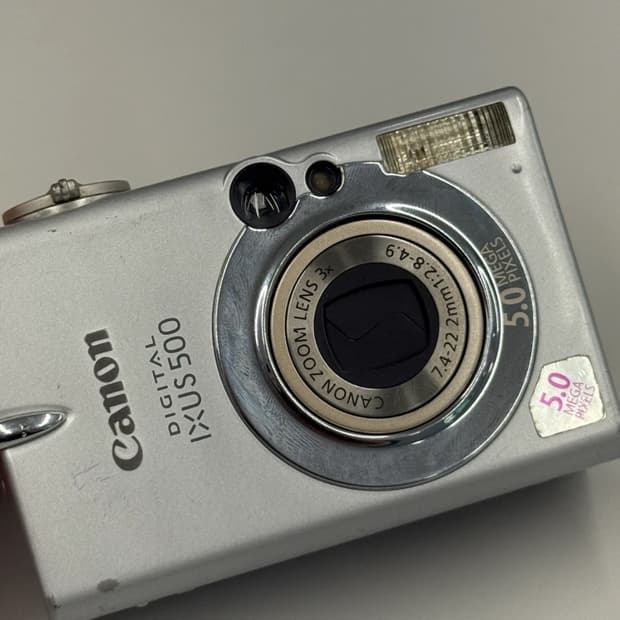 캐논 디지털 IXUS 500 실버 카메라