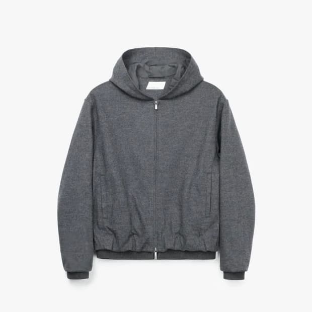 펫트리코 메로페 울 후드 자켓 그레이 52