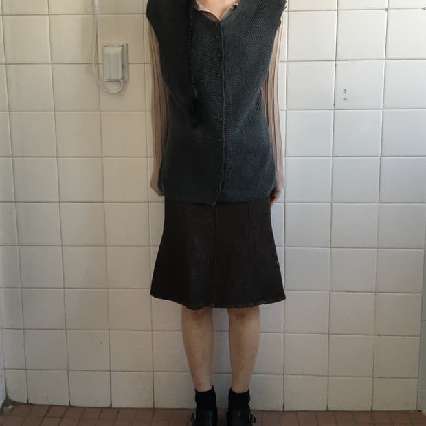Knit vest