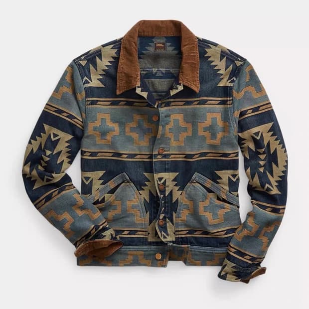 RRL 더블알엘 자카드 자켓 L 사이즈