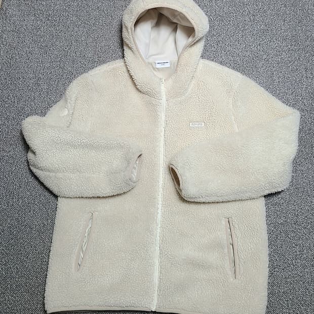 스케쳐스 후리스 후드집업 M(95) 아이보리