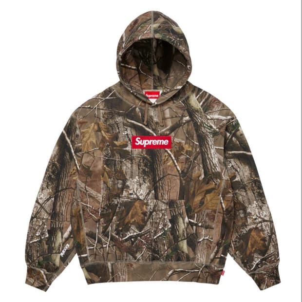 슈프림 박스 로고 후드 카모 L