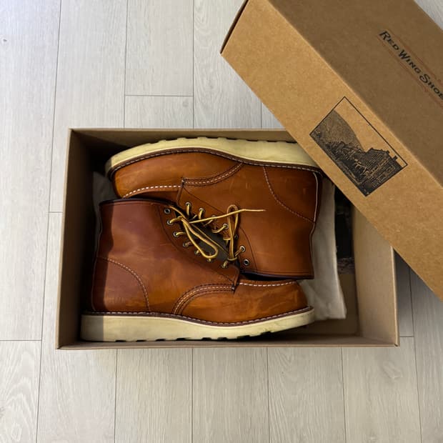 레드윙 redwing 목토 부츠 풀박스 240mm 브라운 워커