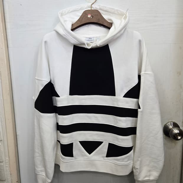 XS,85)) adidas 아디다스 후드티셔츠! 화이트 & 블랙