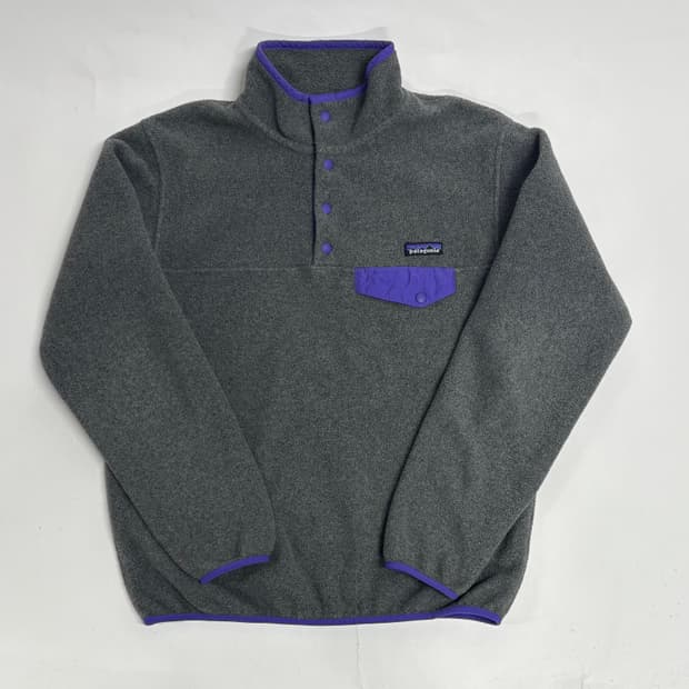 빈티지 파타고니아 신칠라 스냅티 그레이 우먼즈M
