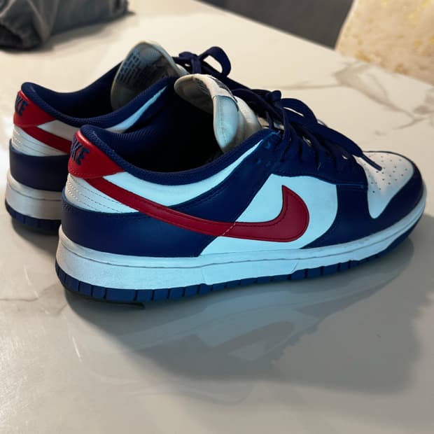 나이키 덩크로우 유니버시티화이트레드 size 265