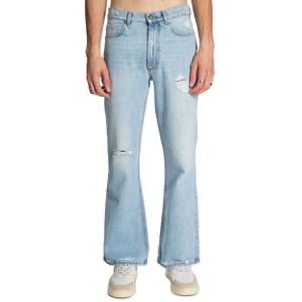 ERL 디스트레스 플레어 데님 진 / XL