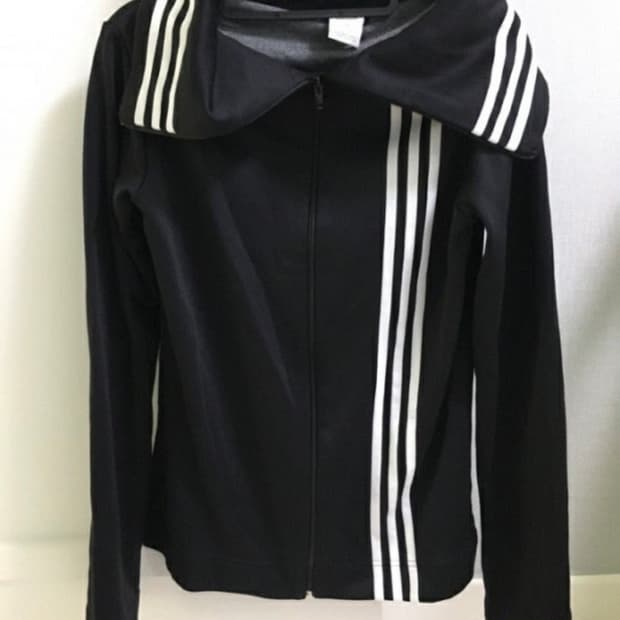 아디다스 블랙 삼선 세일러 트랙탑 져지 자켓 집업 대장 올드스쿨