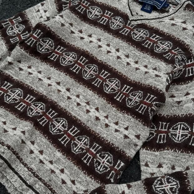 90‘s Polo sport native v-neck knit