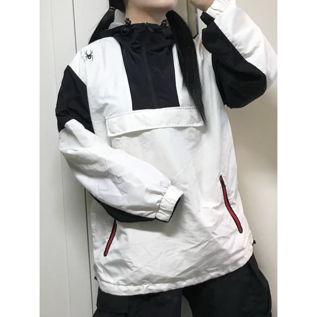 스파이더 아노락 바람막이 L
