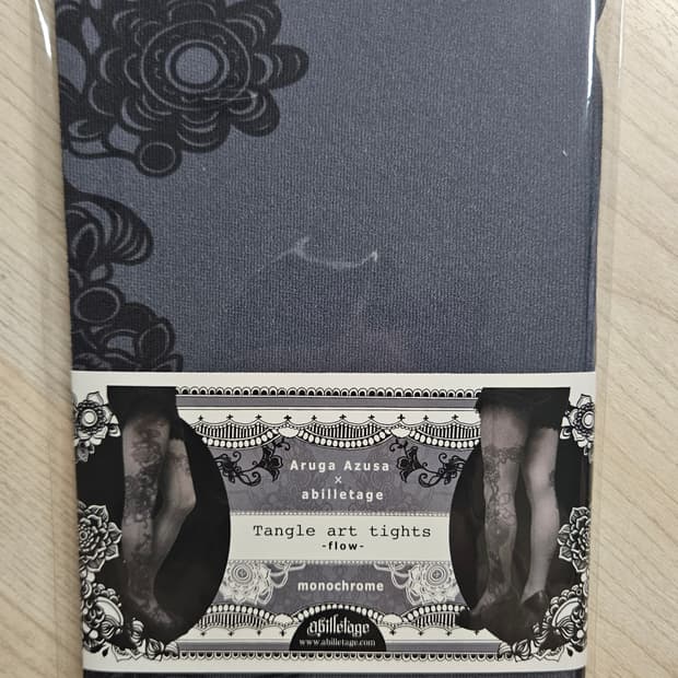 (현물) 아블레타쥬 스타킹 그레이 고스펑크오리엔탈블랙페어리긱시크공겜여주