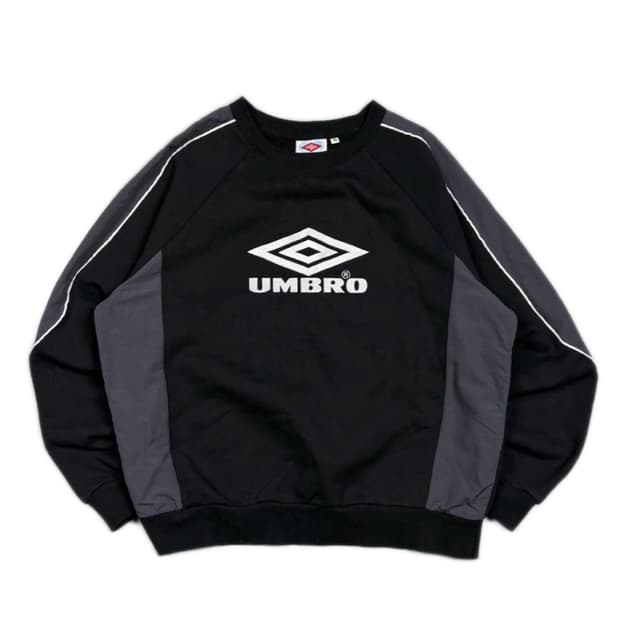 🖤엄브로 배색 블랙 맨투맨🖤