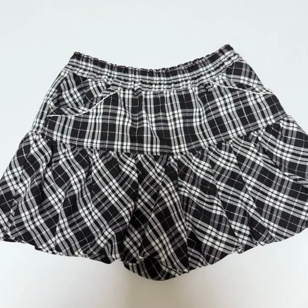 빈티지 큐롯 스커트