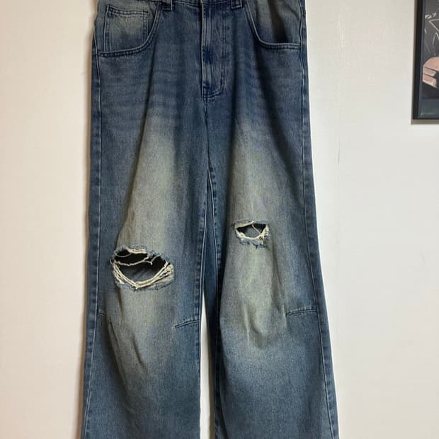 (32) jaded london 로우웨스트 데님