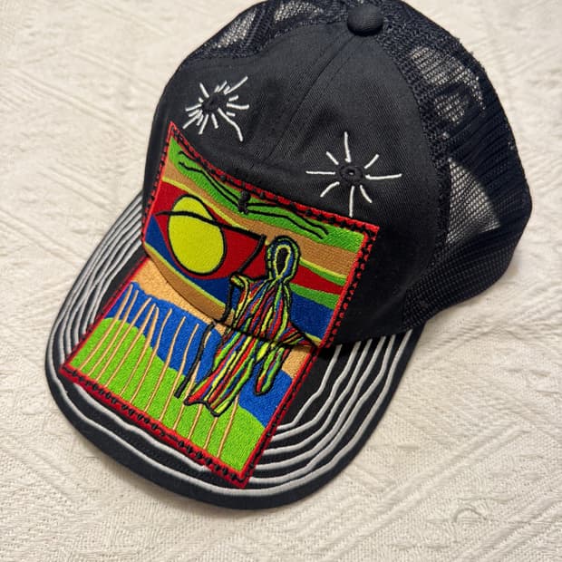 슈프림 리퍼 메쉬 백 6-패널 블랙 - 25SS