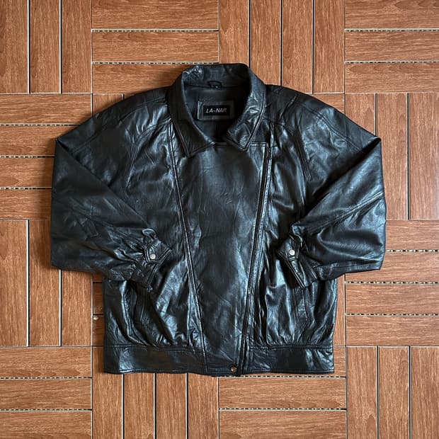 La-nap sheep nappa leather jacket
