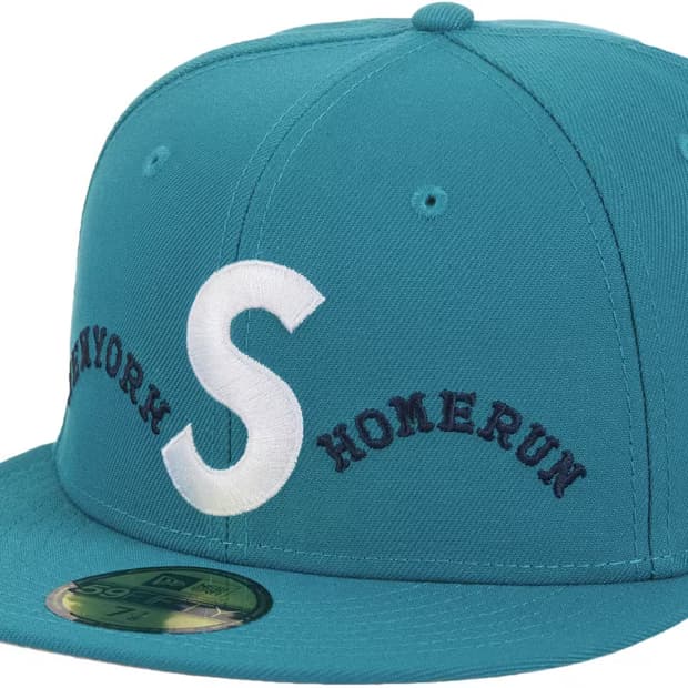 슈프림x홈런 s로고 뉴에라 