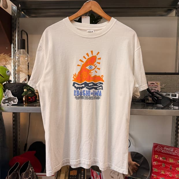 00S ANVIL 베이스 일본 에보시이와 까마귀 바위 콘서트 기념 티셔츠