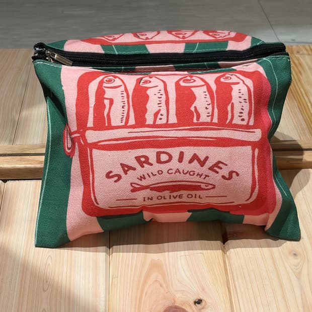 Vintage Sardines Pouch