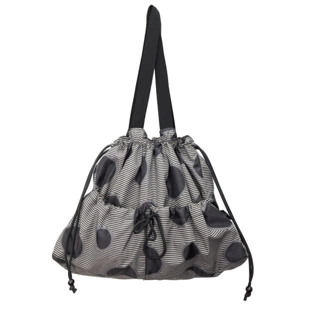 캔버스가든 땡땡이 스트링 숄더백