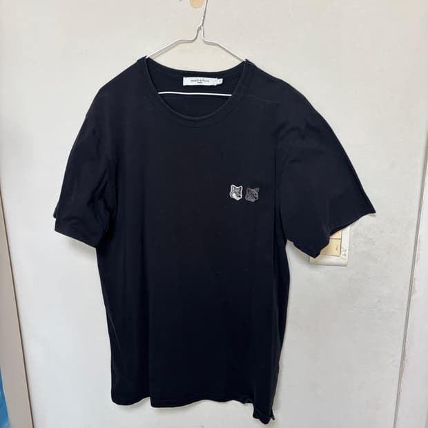 메종키츠네 더블 폭스헤드 반팔