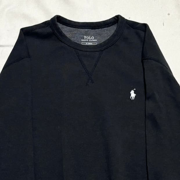 M 폴로랄프로렌 화이트 포니 블랙 맨투맨