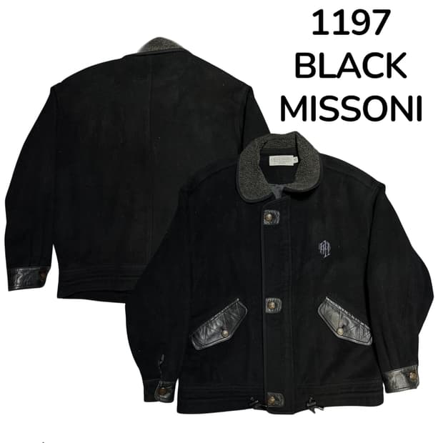 BLACK MISSONI SPORT 블랙 자켓 L