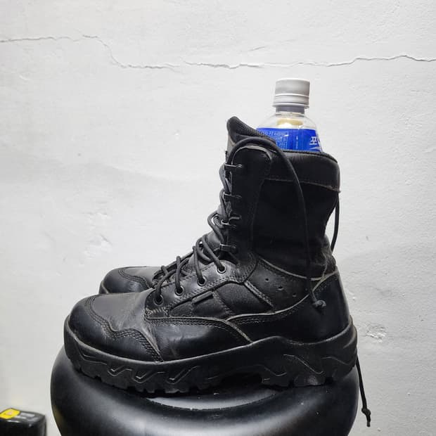 밀리터리 신형 리얼레더 전투화