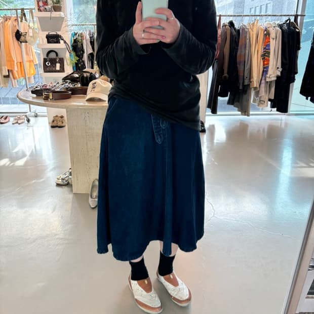N. Natural Beauty Basic Denim Skirt