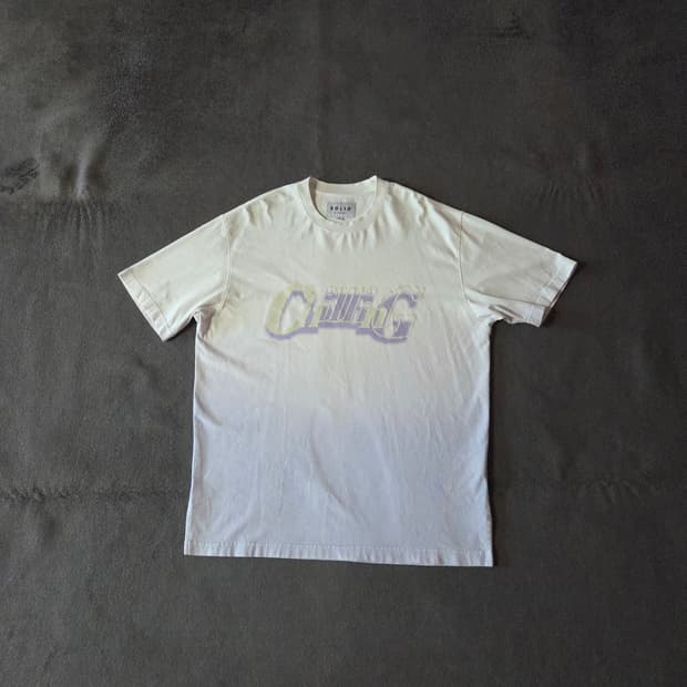 솔리드옴므 그래픽 그라데이션 반팔 티셔츠 46