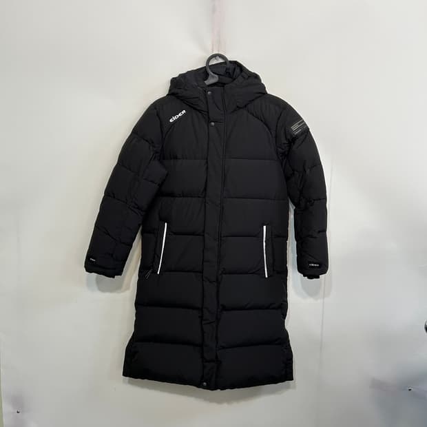 아이더 키즈 구스다운 롱패딩 150 블랙 