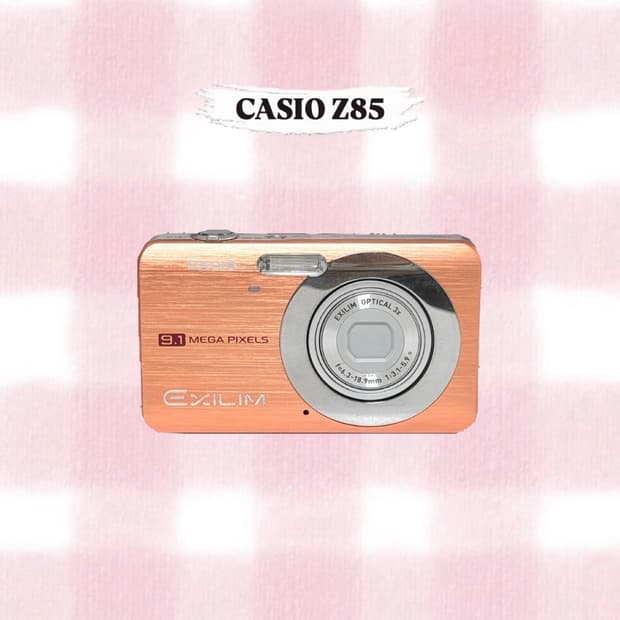 카시오 엑슬림 Z85 오렌지 빈티지디카