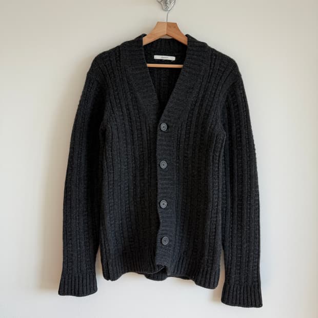Pre onwed 울 가디건