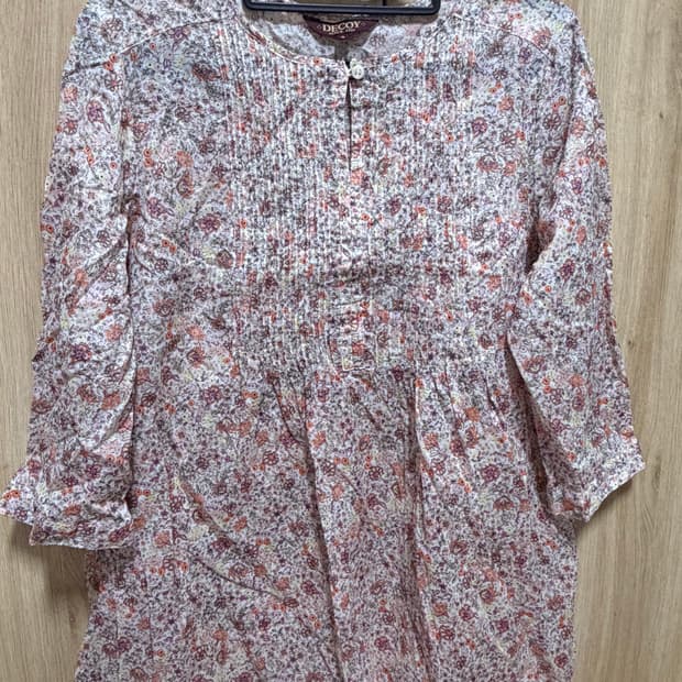 모리걸 플라워 블라우스 하구미 스즈코