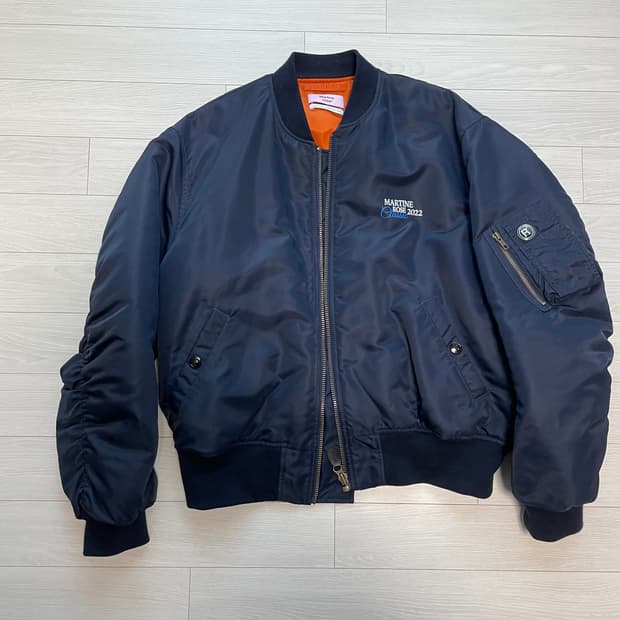 마틴로즈 클래식 봄버 ma-1 네이비 XL