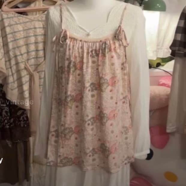 플라워 패턴 뷔스티에 원피스 