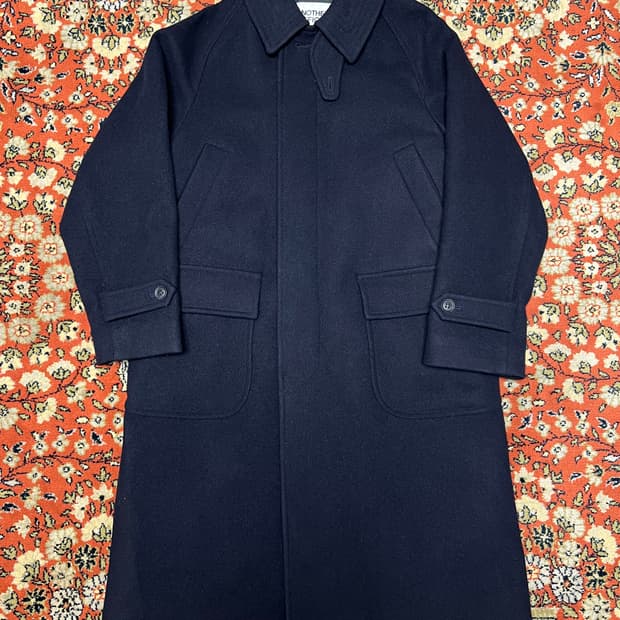 [00] 어나더오피스 보이저 발마칸 코트 네이비