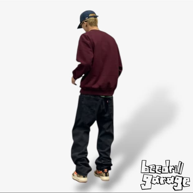 리바이스 501 93 스트레이트 흑청 데님