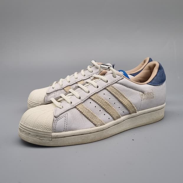 아디다스 슈퍼스타 화이트블루 운동화 220
