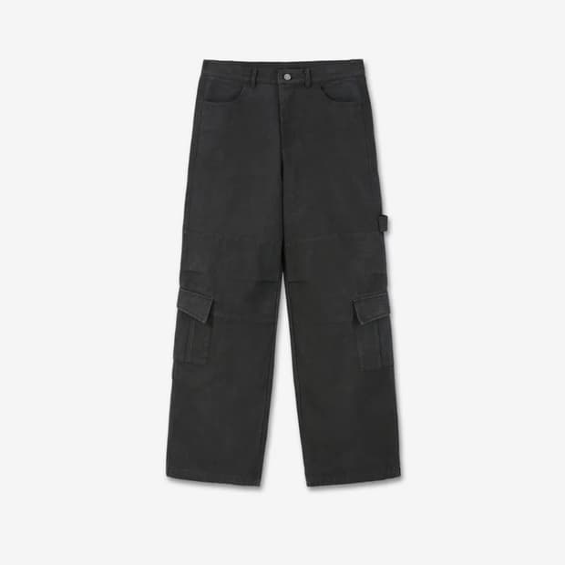 9999아카이브 oblique pocket wide cargo pants