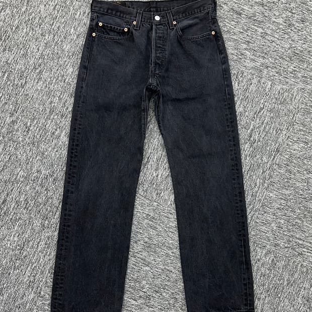 (허단39)00'S 리바이스 501 워싱블랙-M1129